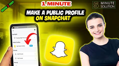 How to Make a Public Profile on Snapchat (2024)